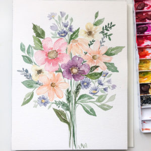 Pastel Bouquet (Original)