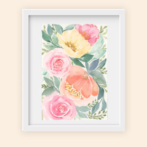 Peonies and Roses - Small