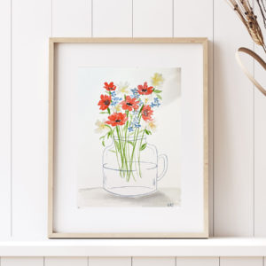 Water Pitcher Flower Vase (Original)