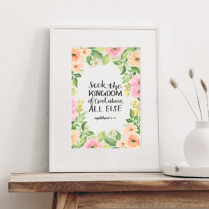 Seek the Kingdom - Matthew 6:33